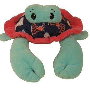 The Preppy Pelican 6" Pink Navy Blue Crab Beanbag Beanie Plush Casey the Crab